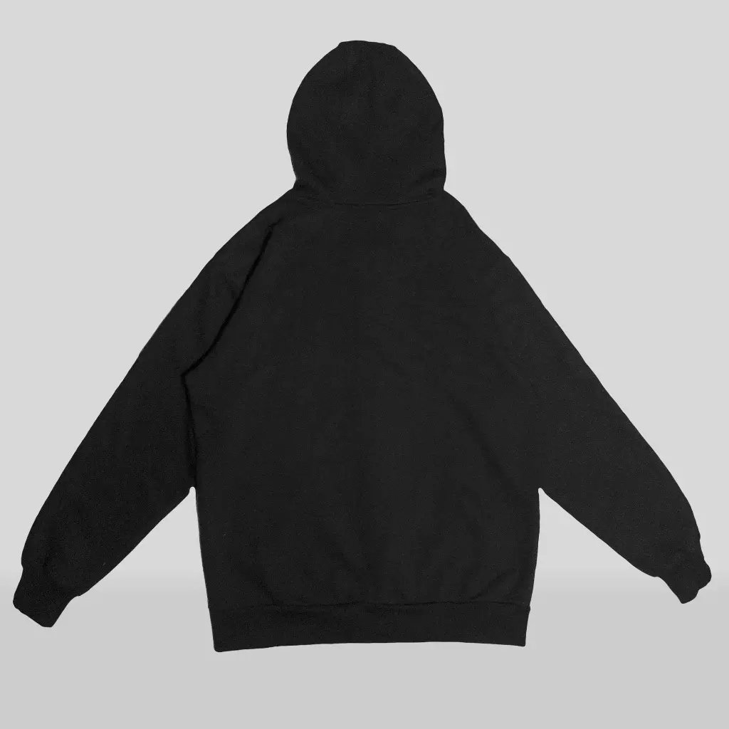 KOUPE TET ZIPUP HOODIE BLACK BACK flatlay.webp
